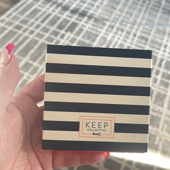 Keep Collective Chain & Leather Necklace-Blush/Champagne Rose Gold - Picture 3 of 4